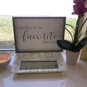 Hobby Lobby Accents - “Together is our favorite place to be” home sign Hobby Lobby Accents - “Together is our favorite place to be” home sign